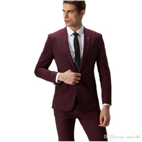 red-wine-groom-suit-men-039-s-formal-fashion